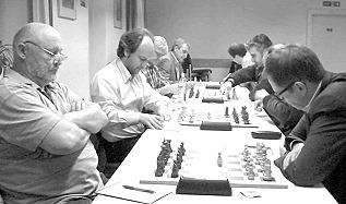 Foto: Roter Turm II gegen MSC 1836 I. Vorne Peter Schmitzer (li., RTA) gegen Jan-Erik Schrader