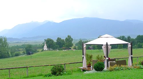 Nochmal Blick auf's Murnauer Moos und die Berge