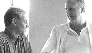 Günter Schütz und FM Peter Bachmayr