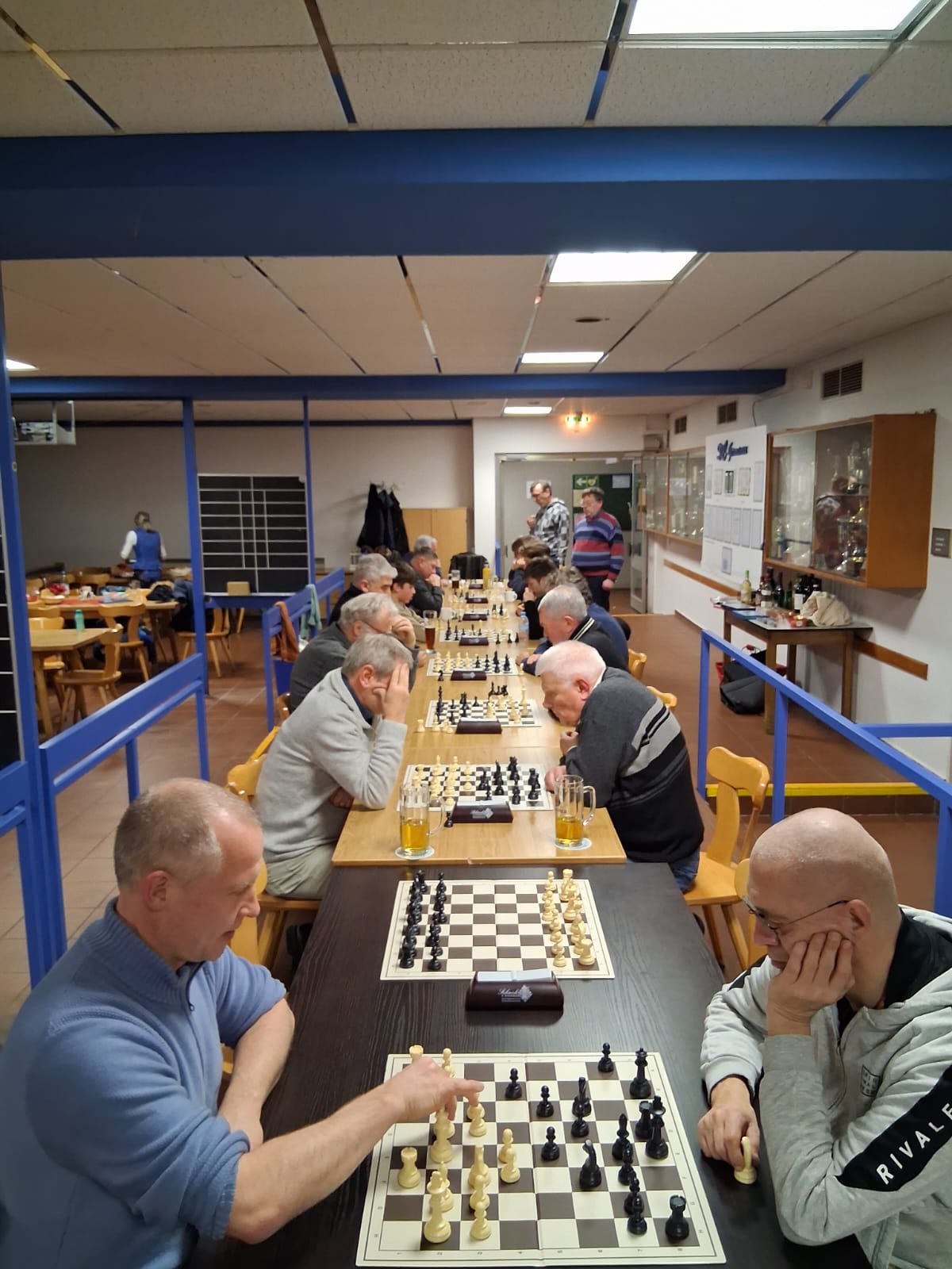 Foto: Schnappschuss vom Weihnachts-Blitzturnier 2024 (zweite Perspektive)